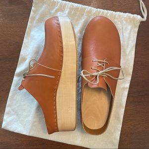 Bryr Zoe Platform Clog in Whiskey, Size 9